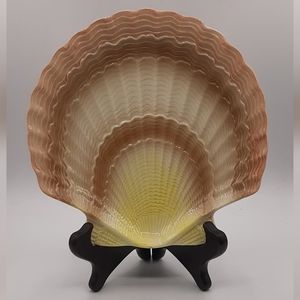 Otagiri Sea Shell Beachcomber Ceramic Plate Trinket Dish Vintage Hand Painted